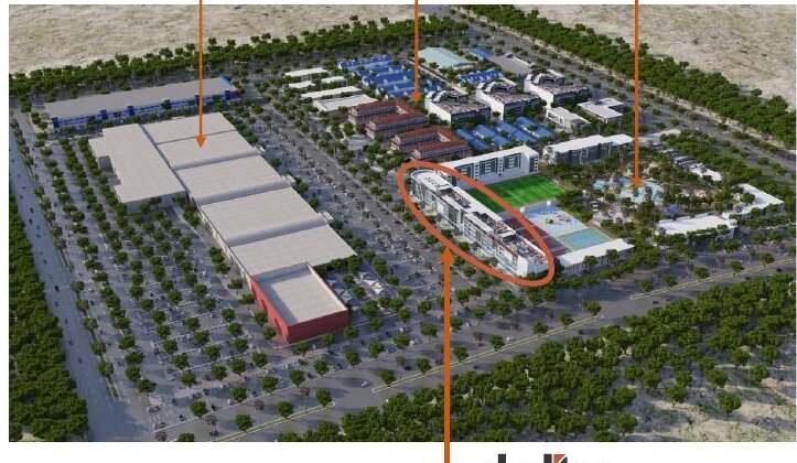Delta Business Park within the wider Downtown Delta masterplan area, Tanta.